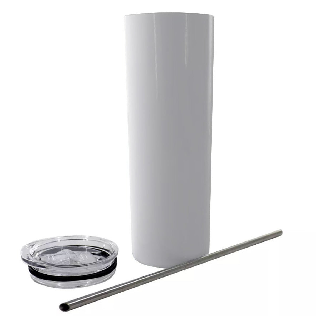 Stainless Steel Tumbler with Straw 20oz